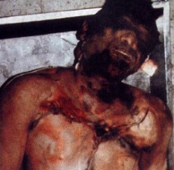 Así fué encontrado el cuerpo del soldado Jiménez