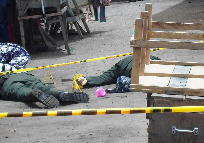 Policias asesinados por las FARC