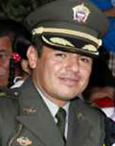 Teniente Coronel Cesar Augusto Miranda Delgado, herido por las FARC