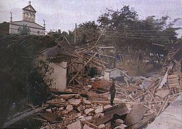 población de Puli (Cundinamarca) destruída por las FARC